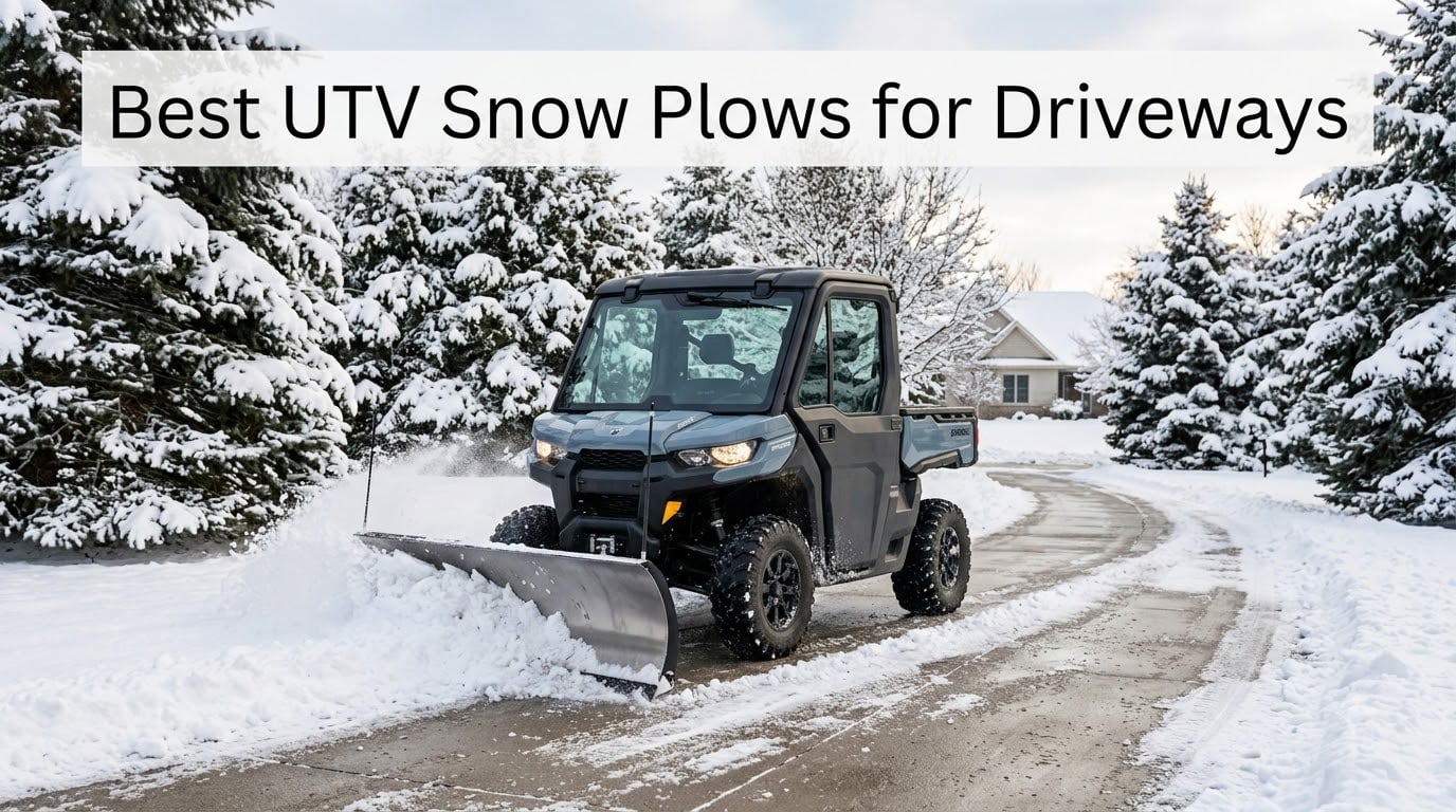 Best UTV Snow Plows for Driveways