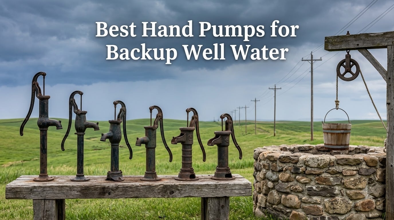 Best Hand Pumps for Backup Well Water