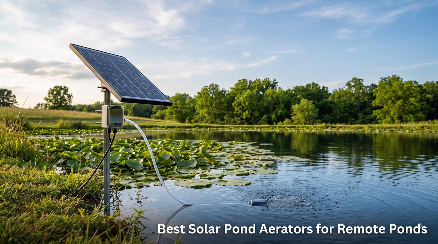 Best Solar Pond Aerators for Remote Ponds