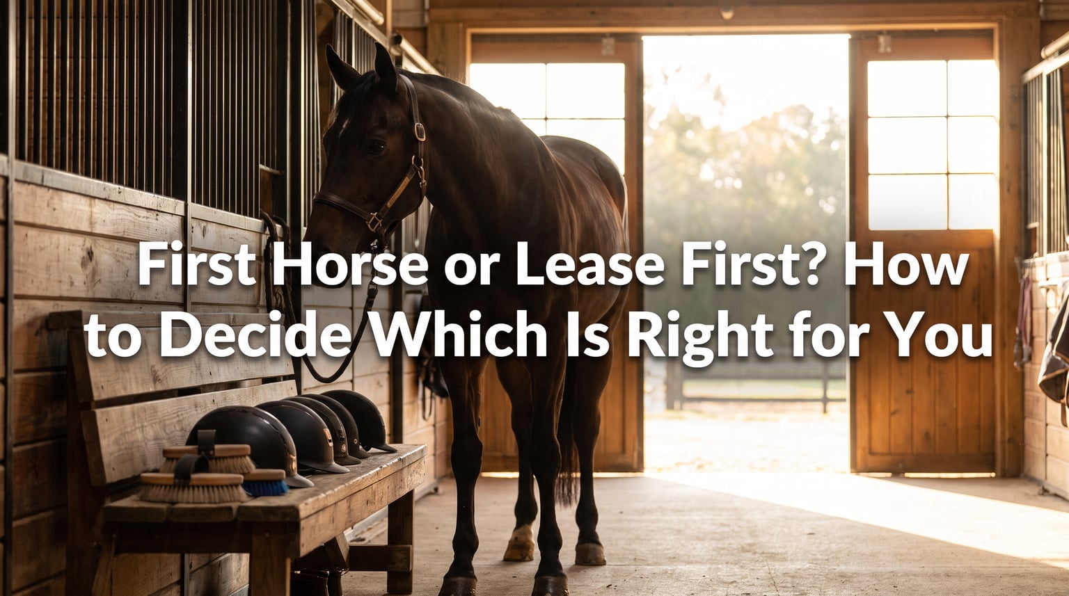 First Horse or Lease First? How to Decide Which Is Right for You