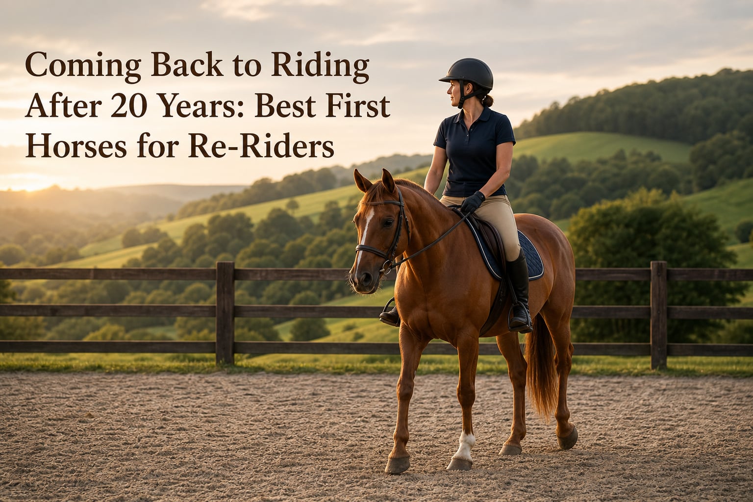 Coming Back to Riding After 20 Years: Best First Horses for Re-Riders