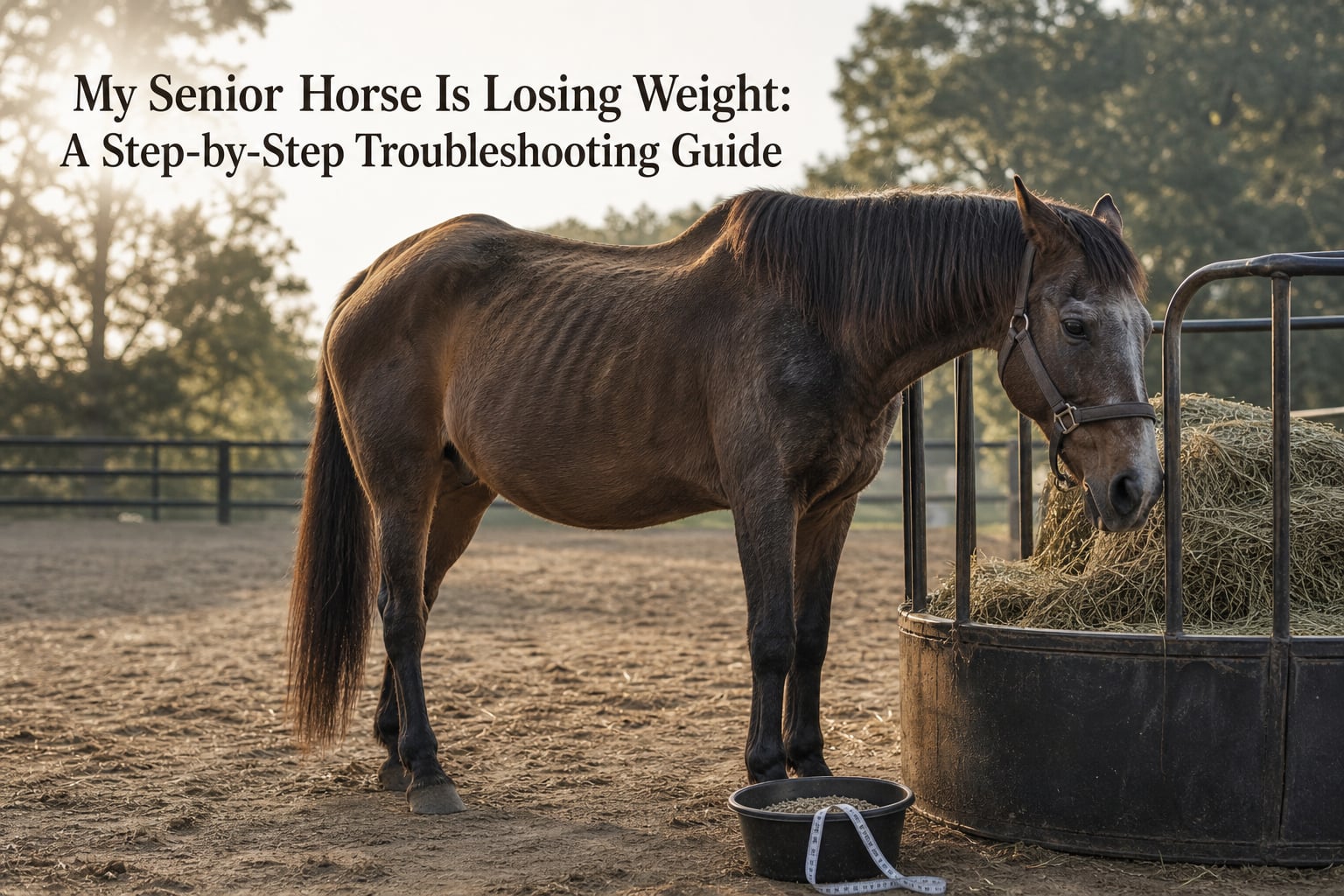My Senior Horse Is Losing Weight: A Step-by-Step Troubleshooting Guide