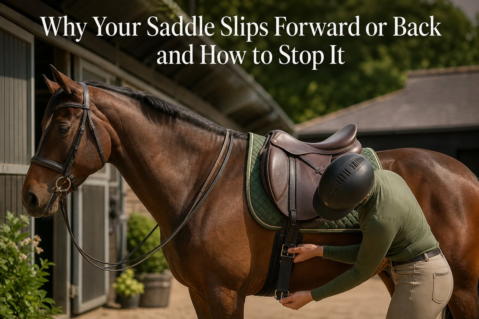 Why Your Saddle Slips Forward or Back and How to Stop It