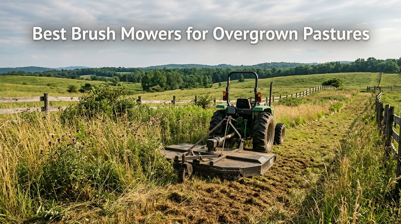 Best Brush Mowers for Overgrown Pastures