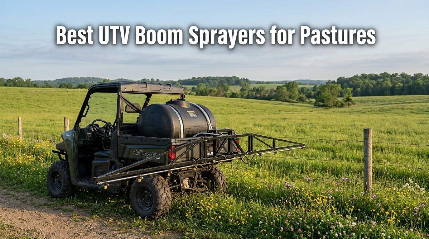Best UTV Boom Sprayers for Pastures