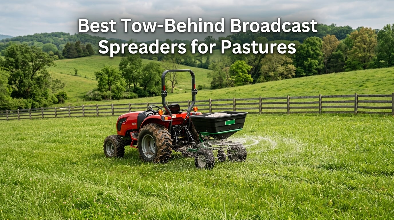 Best Tow-Behind Broadcast Spreaders for Pastures