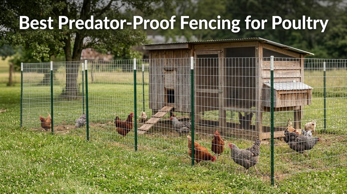 Best Predator-Proof Fencing for Poultry