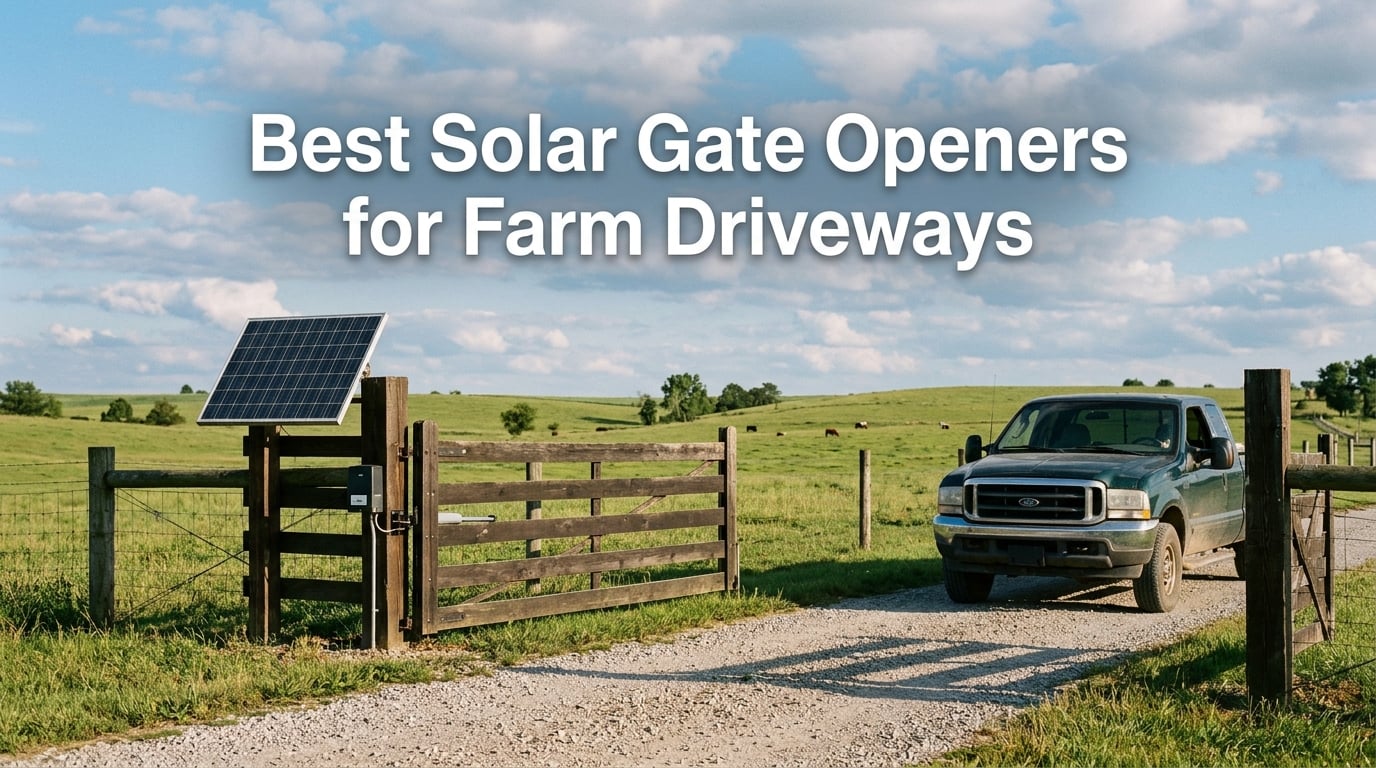 Best Solar Gate Openers for Farm Driveways