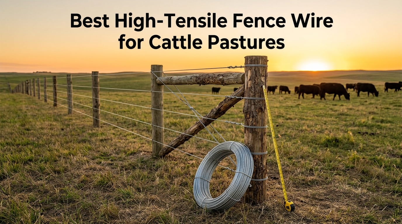 Best High-Tensile Fence Wire for Cattle Pastures