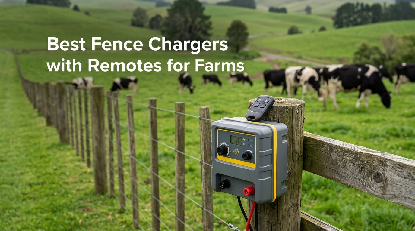 Best Fence Chargers with Remotes for Farms