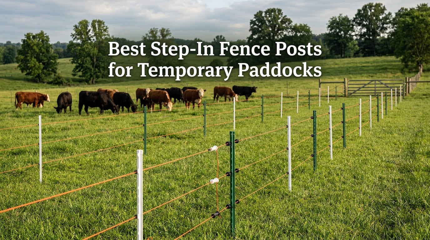 Best Step-In Fence Posts for Temporary Paddocks