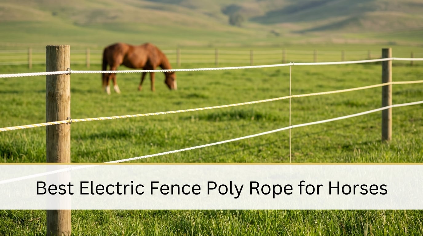 Best Electric Fence Poly Rope for Horses