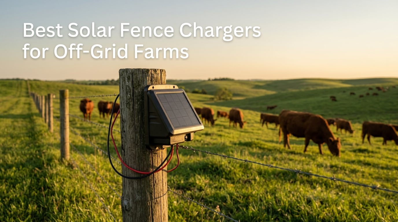 Best Solar Fence Chargers for Off-Grid Farms