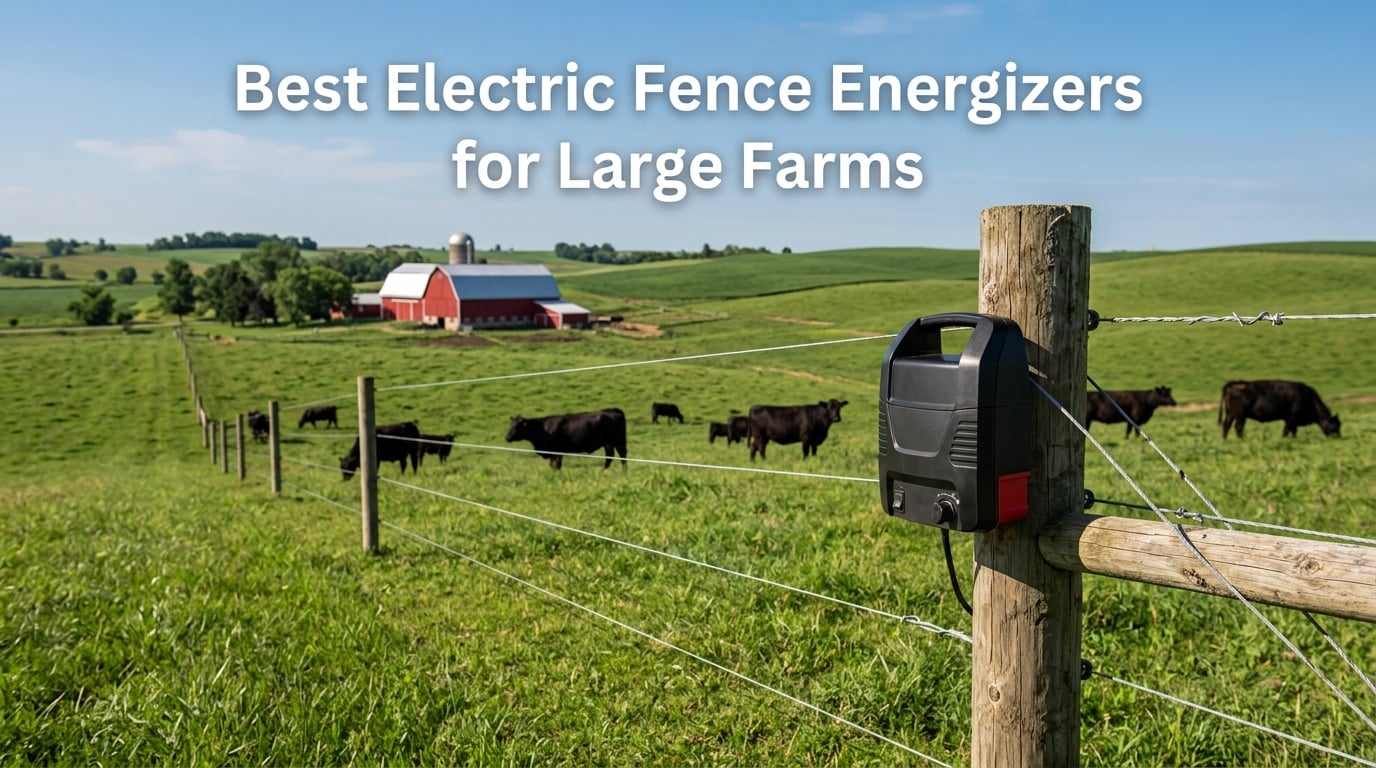 Best Electric Fence Energizers for Large Farms