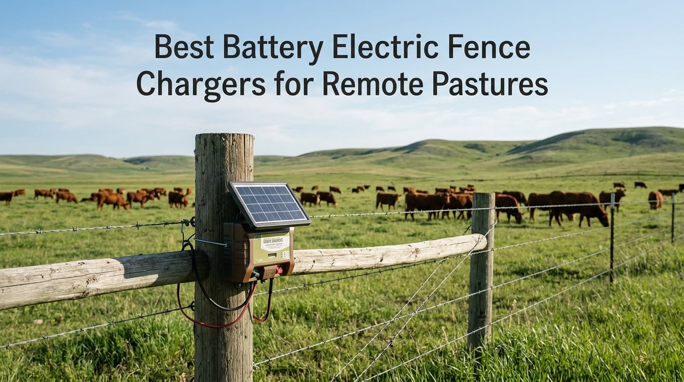 Best Battery Electric Fence Chargers for Remote Pastures