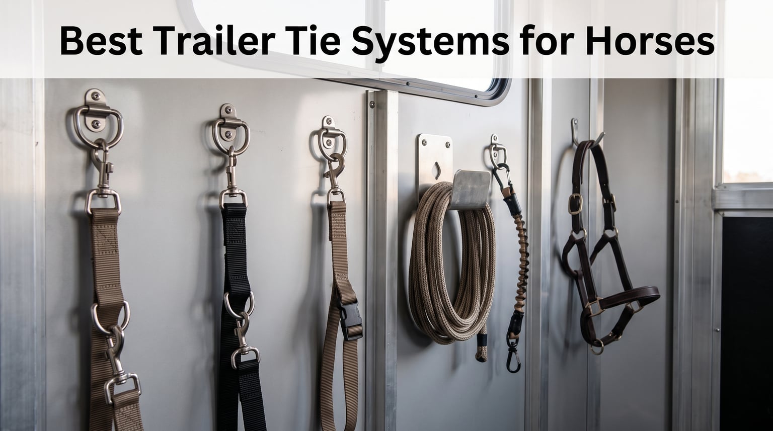 Best Trailer Tie Systems for Horses