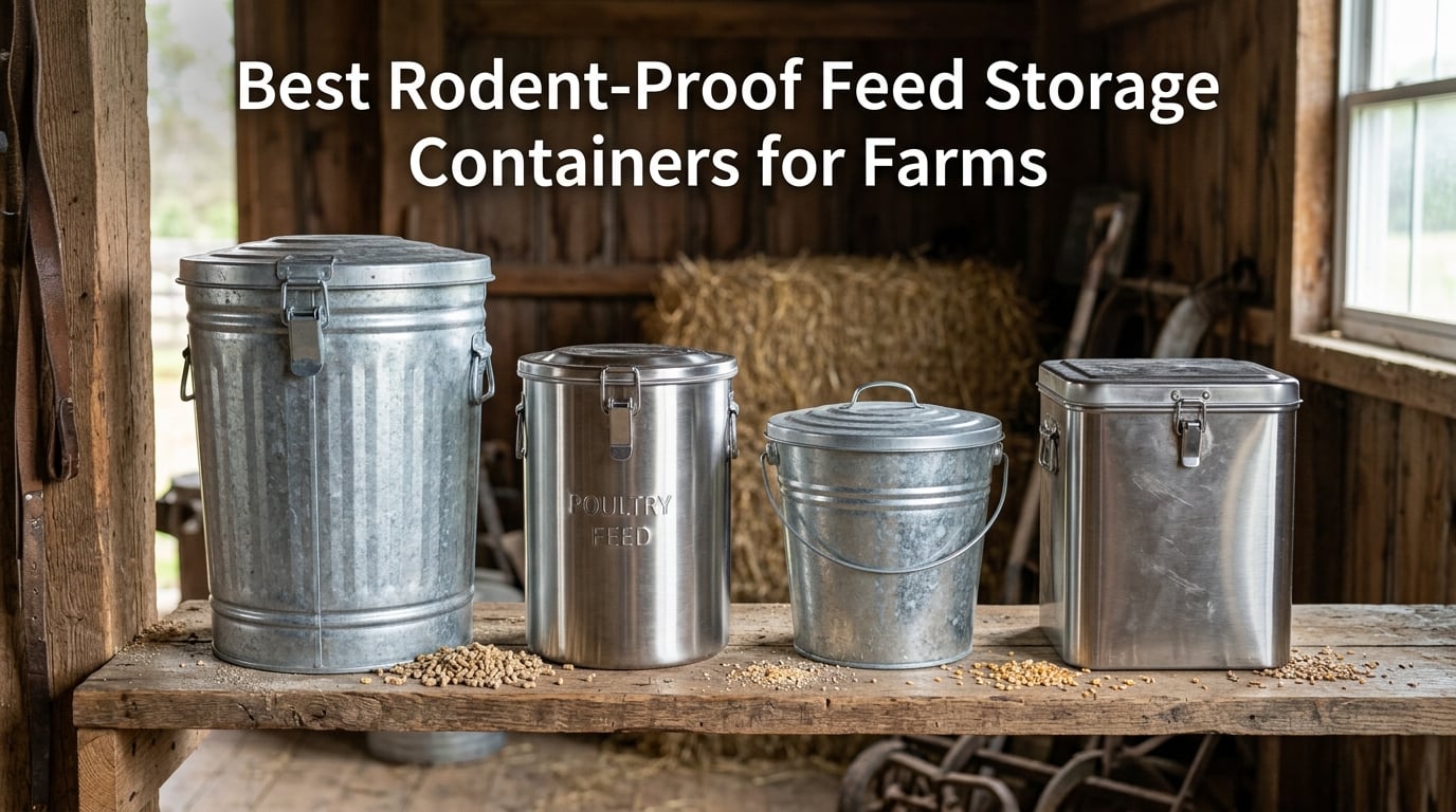 Best Rodent-Proof Feed Storage Containers for Farms