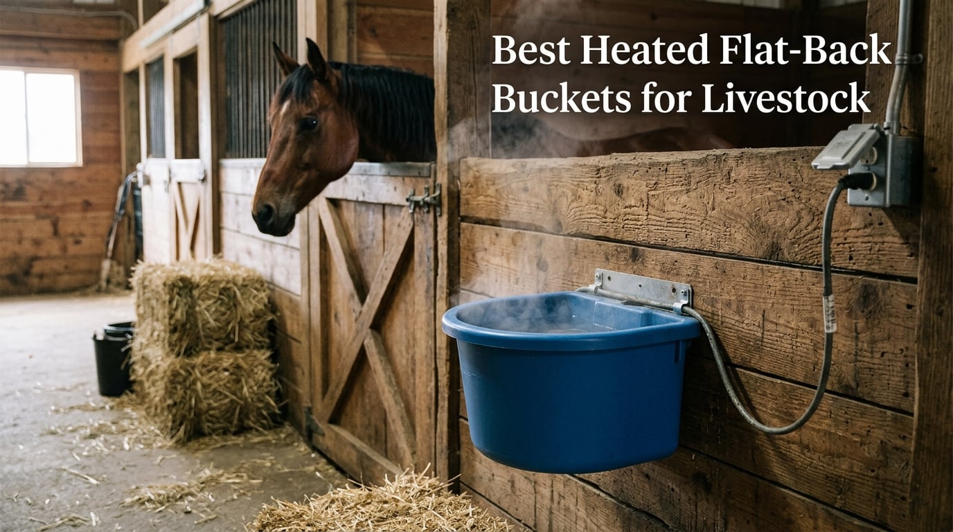Best Heated Flat-Back Buckets for Livestock