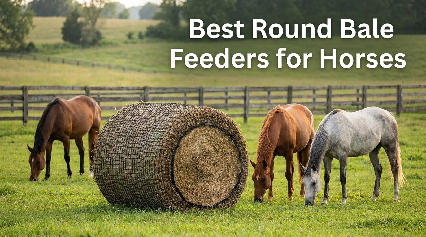 Best Round Bale Feeders for Horses