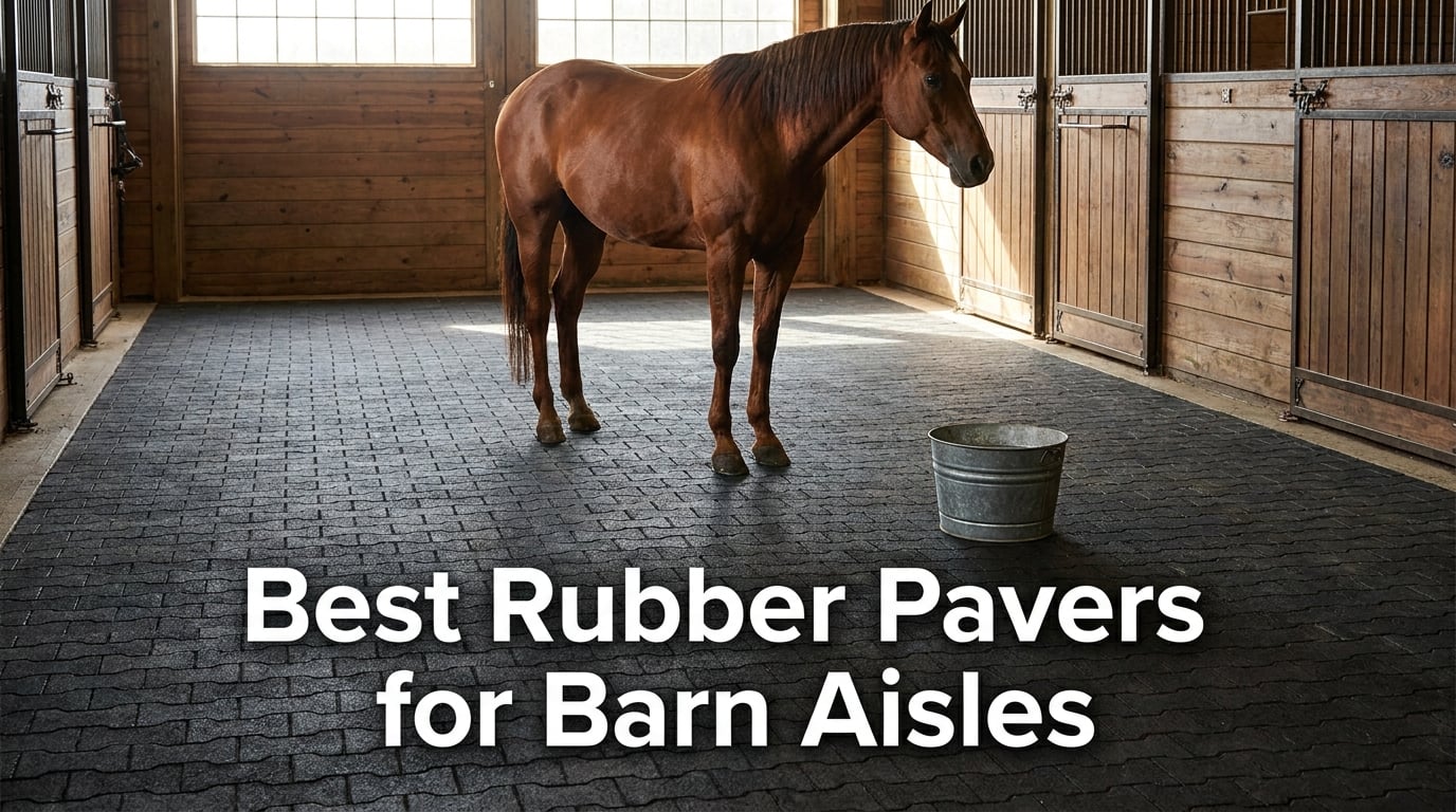 Best Rubber Pavers for Barn Aisles