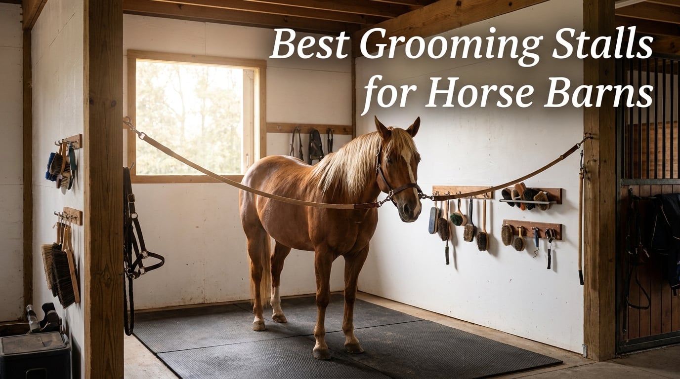 Best Grooming Stalls for Horse Barns