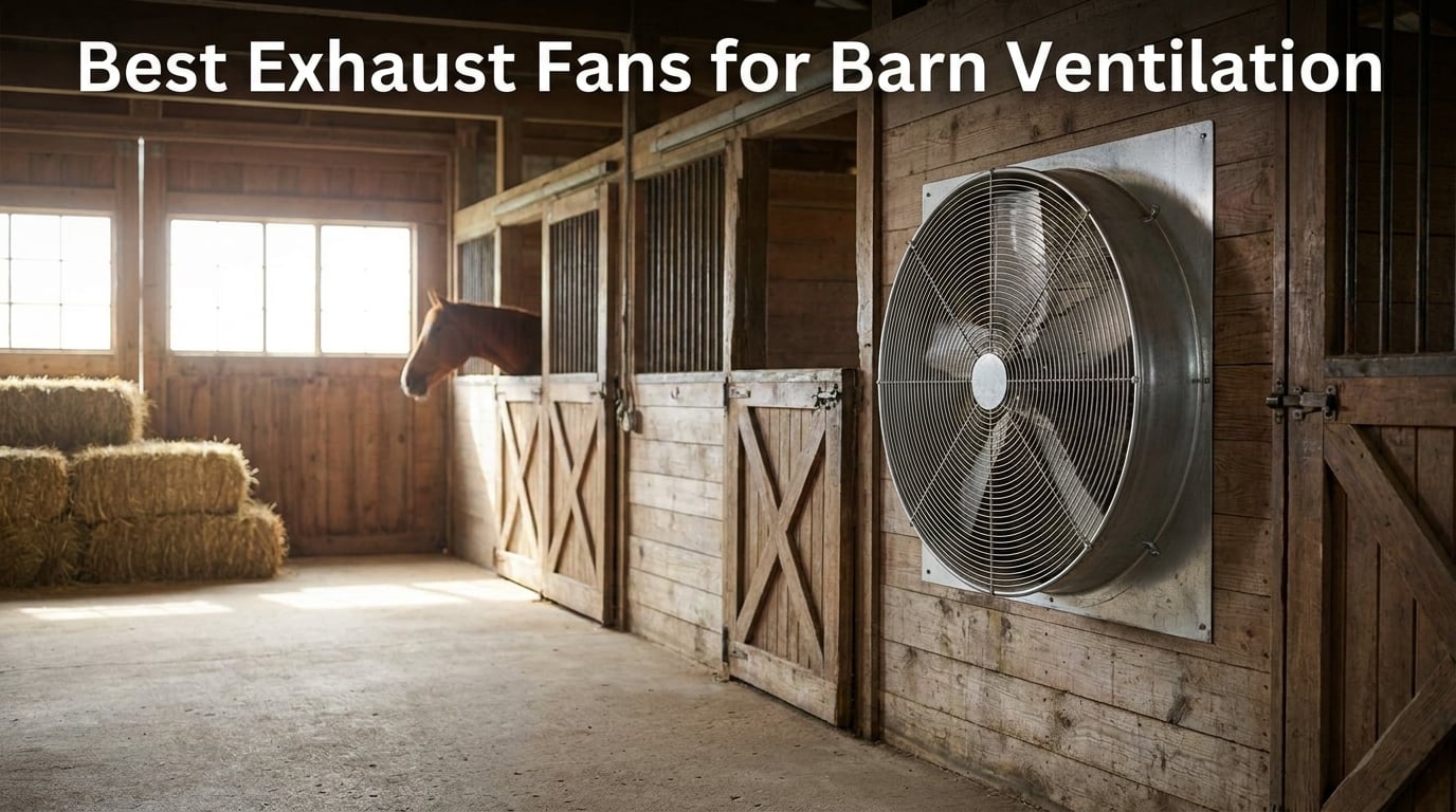 Best Exhaust Fans for Barn Ventilation