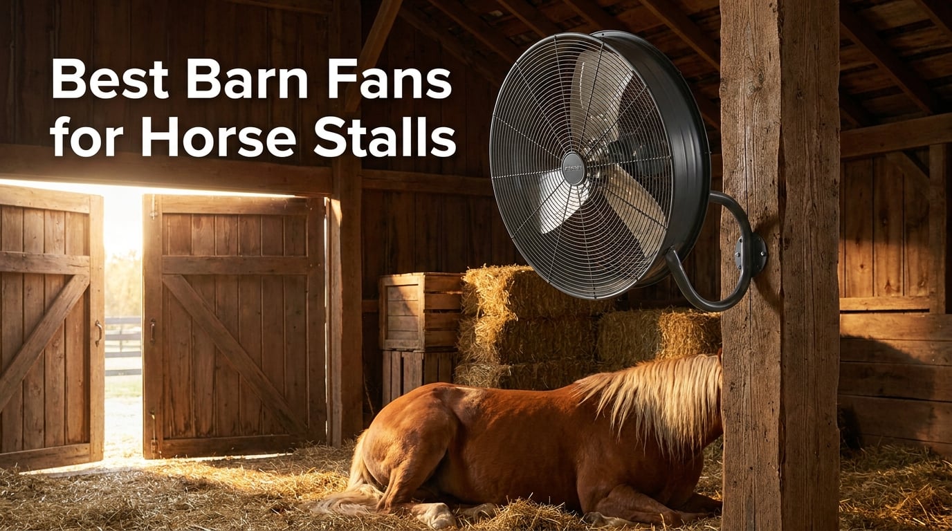 Best Barn Fans for Horse Stalls