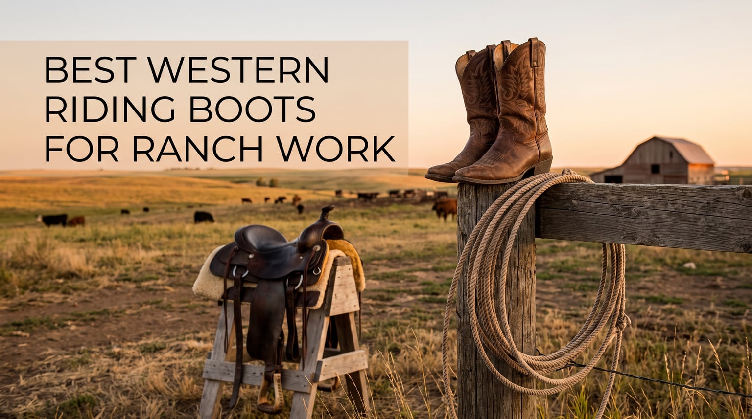 Best Western Riding Boots for Ranch Work