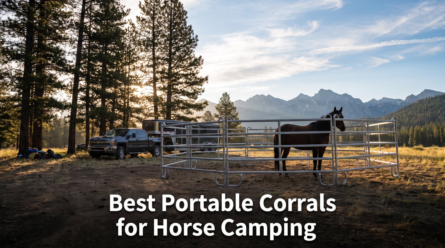 Best Portable Corrals for Horse Camping