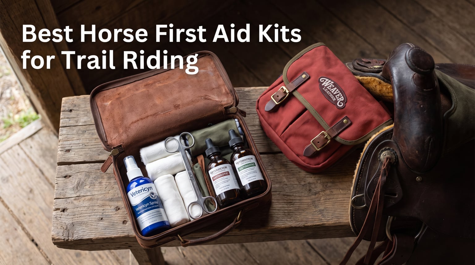 Best Horse First Aid Kits for Trail Riding
