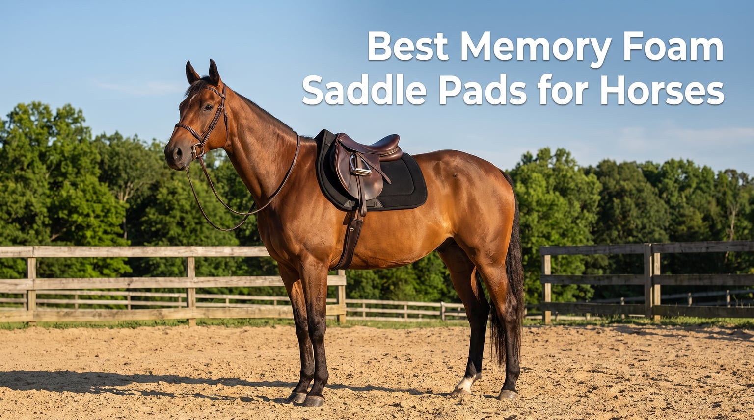 Best Memory Foam Saddle Pads for Horses