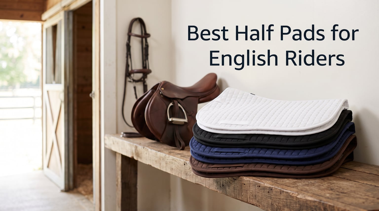 Best Half Pads for English Riders