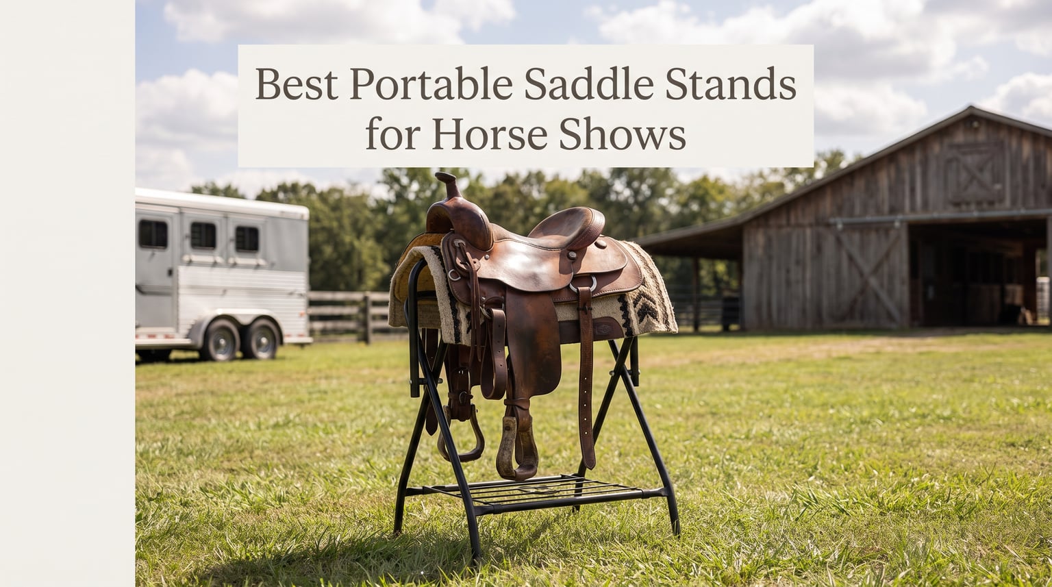 Best Portable Saddle Stands for Horse Shows