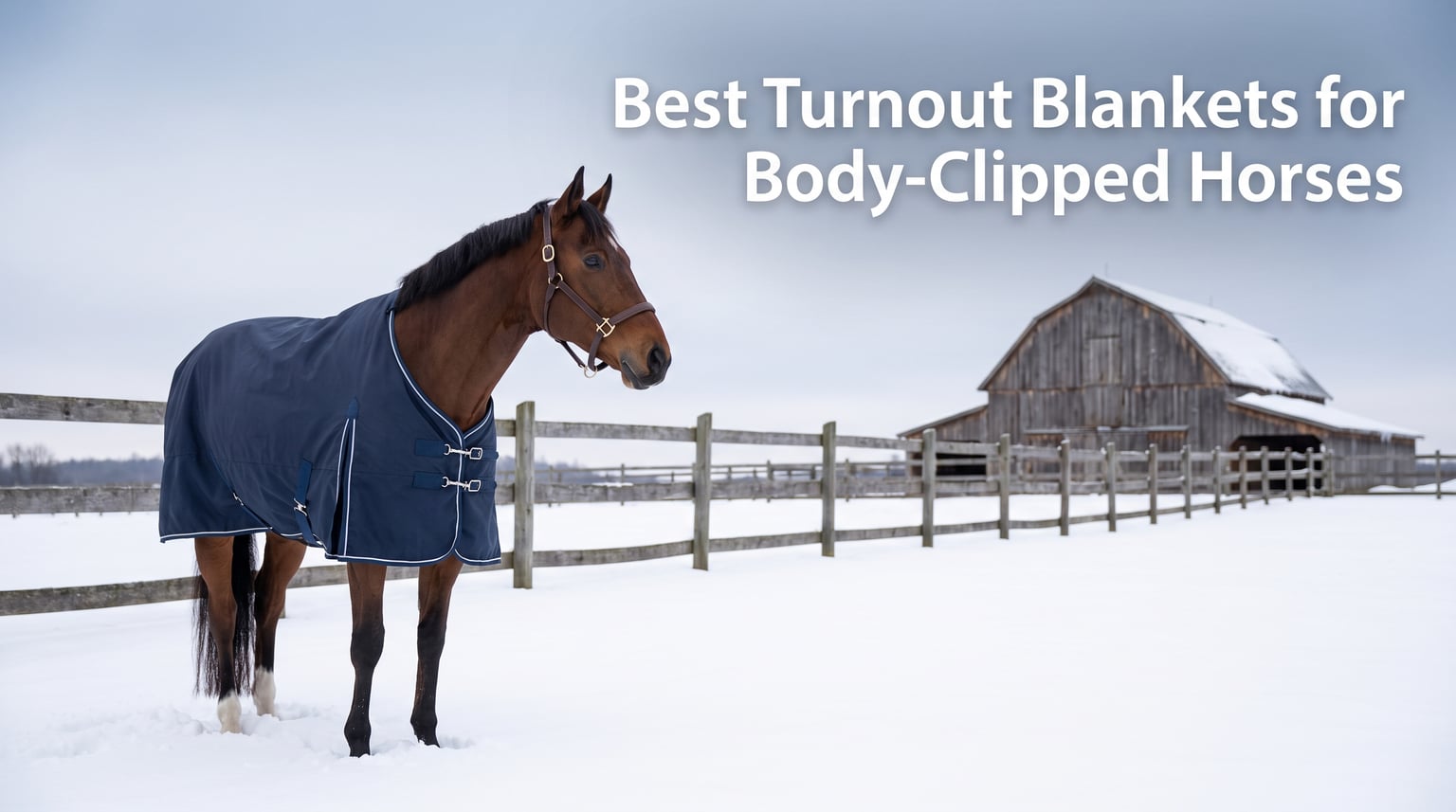 Best Turnout Blankets for Body-Clipped Horses