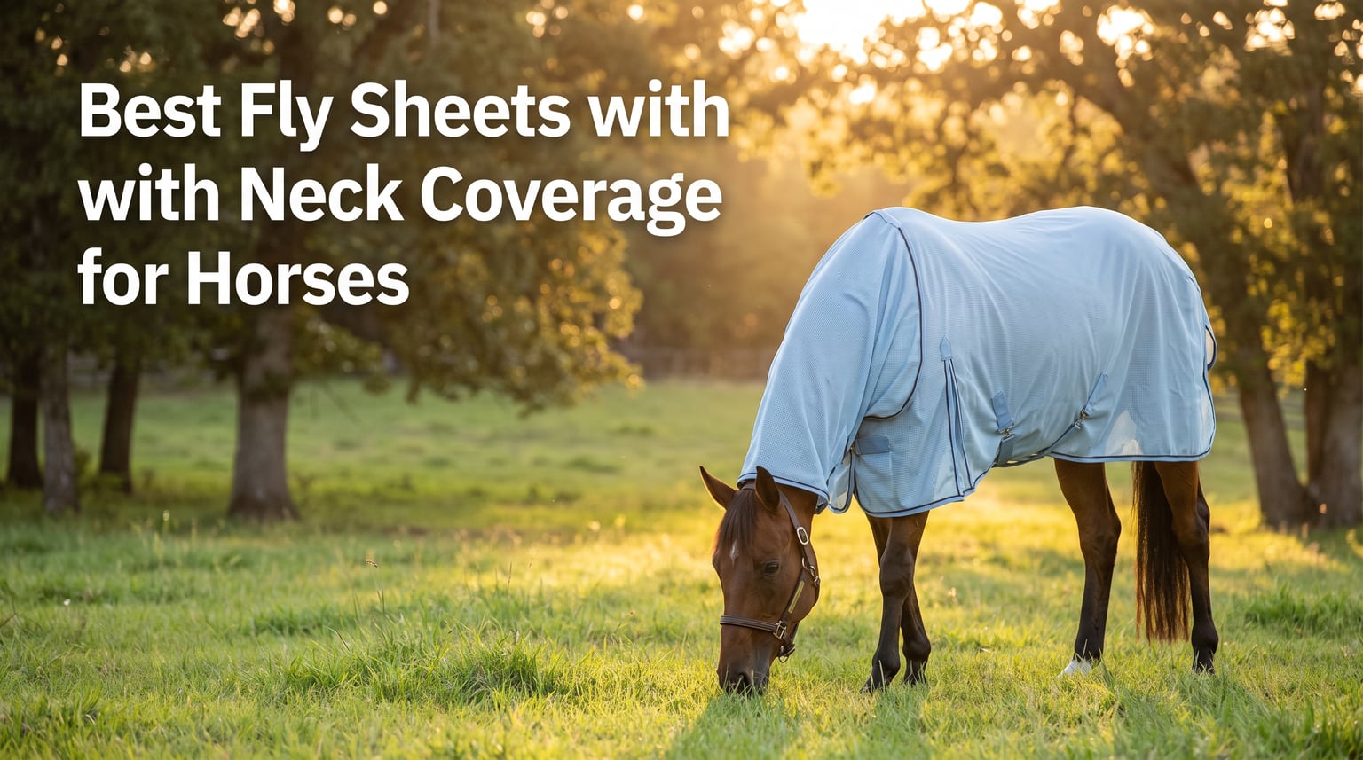 Best Fly Sheets with Neck Coverage for Horses