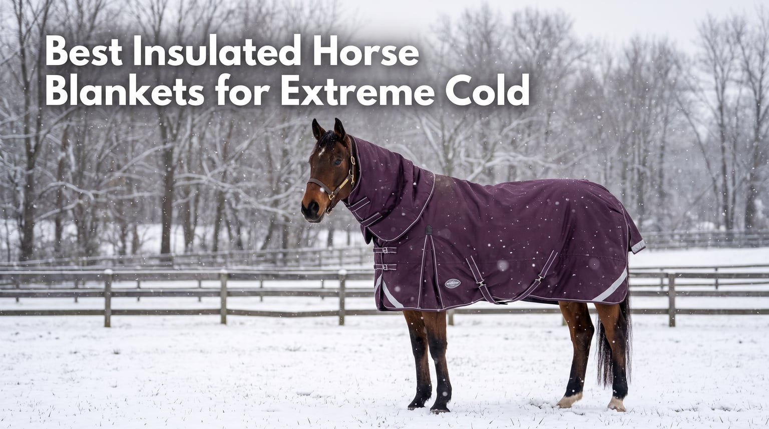 Best Insulated Horse Blankets for Extreme Cold