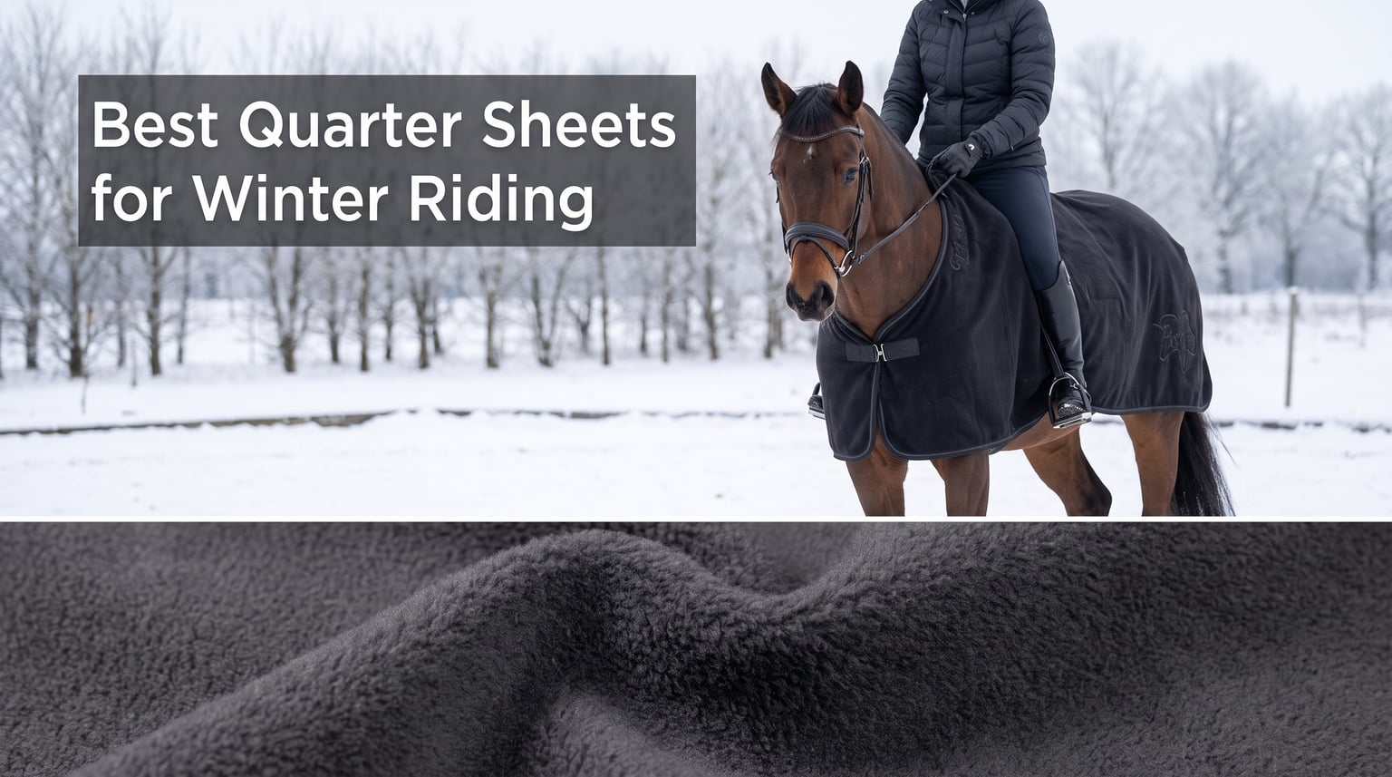 Best Quarter Sheets for Winter Riding