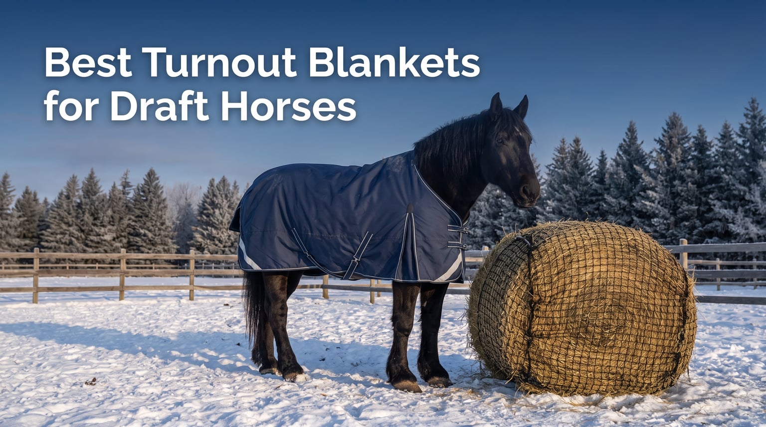 Best Turnout Blankets for Draft Horses