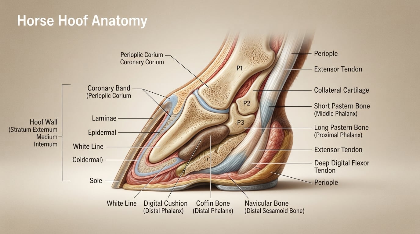 Horse Hoof Anatomy