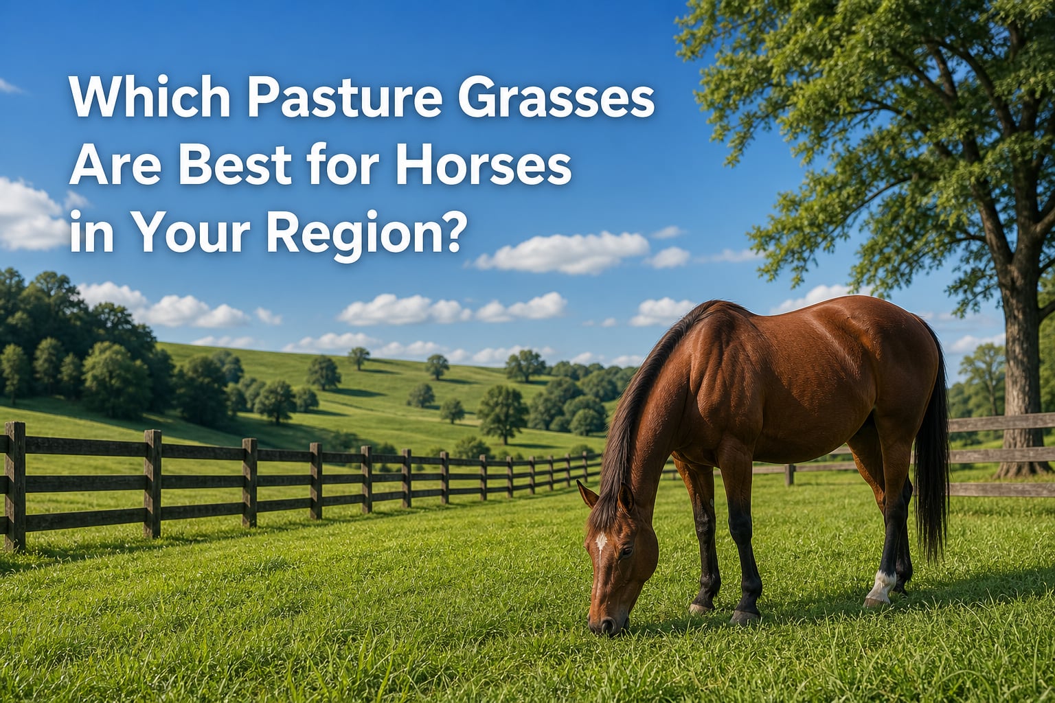Which Pasture Grasses Are Best for Horses in Your Region?