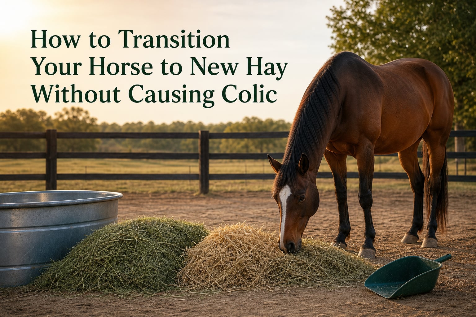 How to Transition Your Horse to New Hay Without Causing Colic