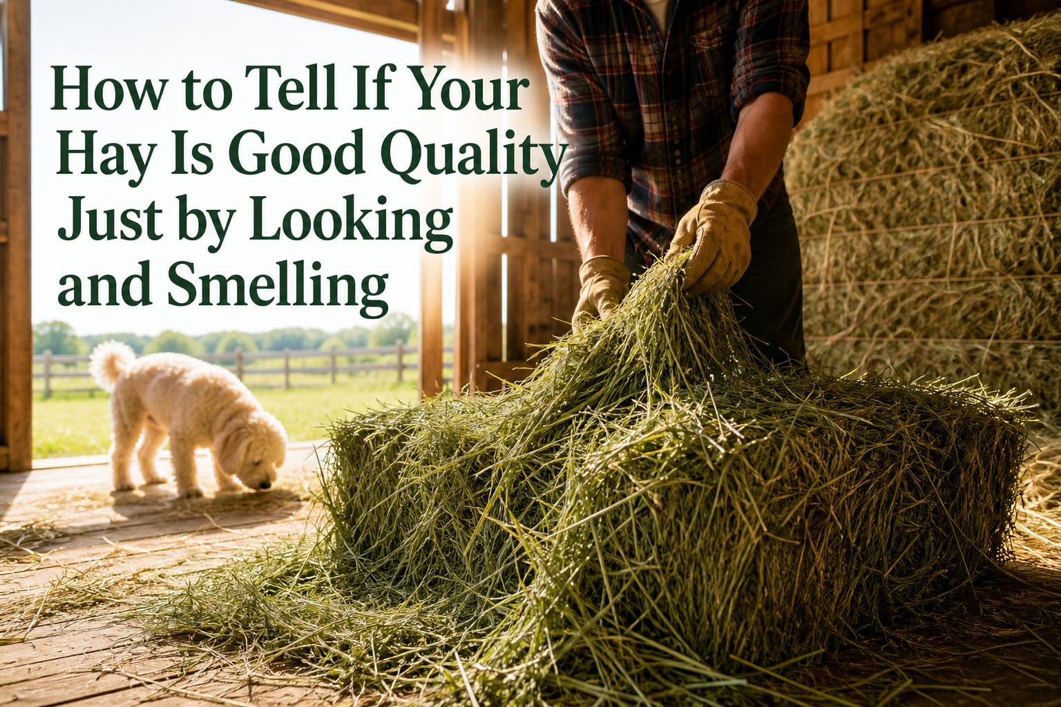 How to Tell If Your Hay Is Good Quality Just by Looking and Smelling
