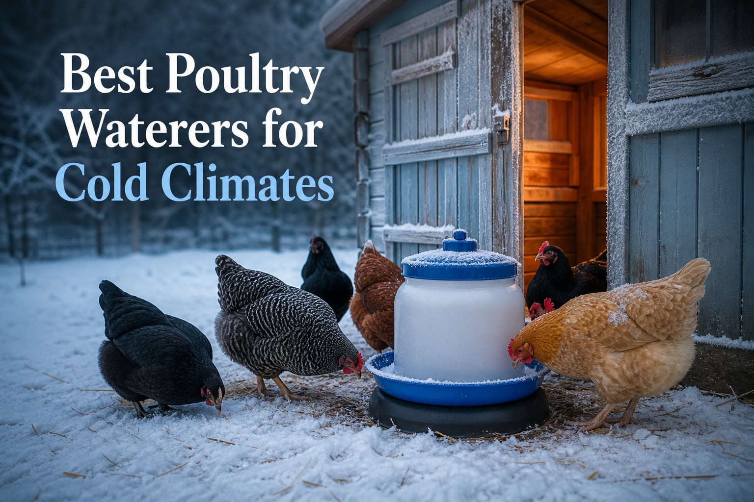 Best Poultry Waterers for Cold Climates