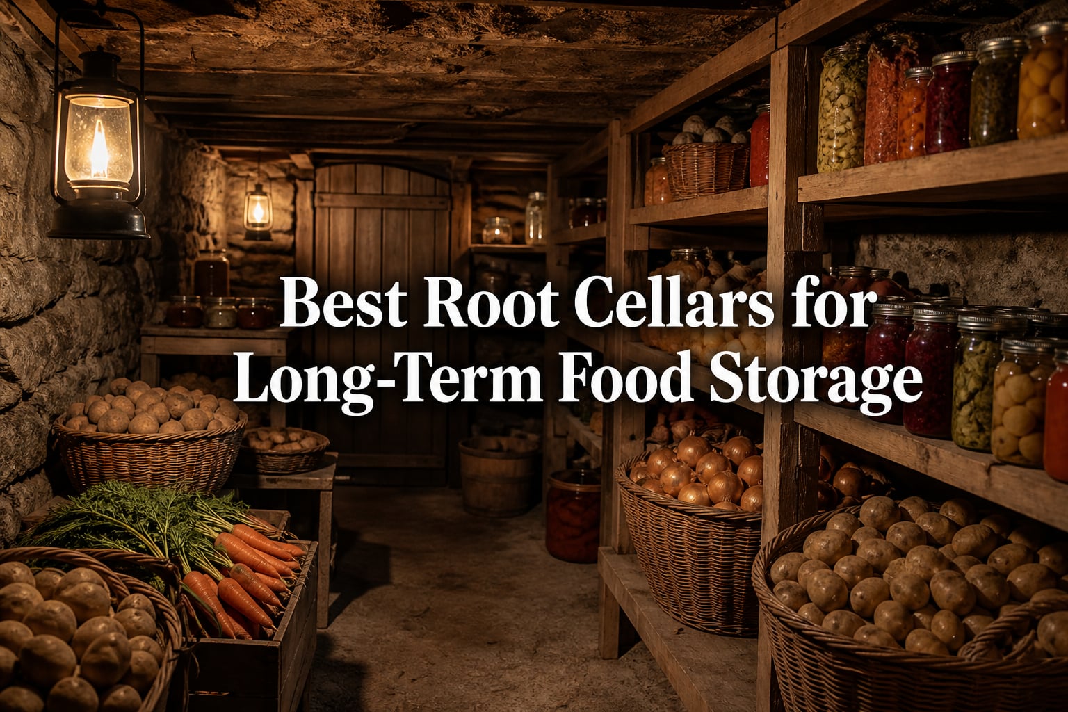 Best Root Cellars for Long-Term Food Storage