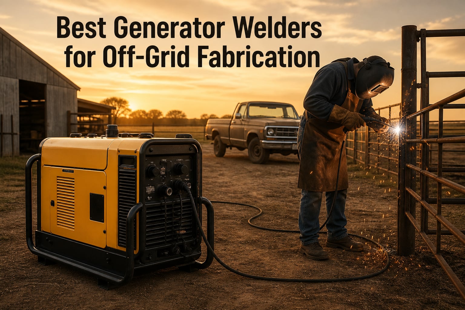 Best Generator Welders for Off-Grid Fabrication