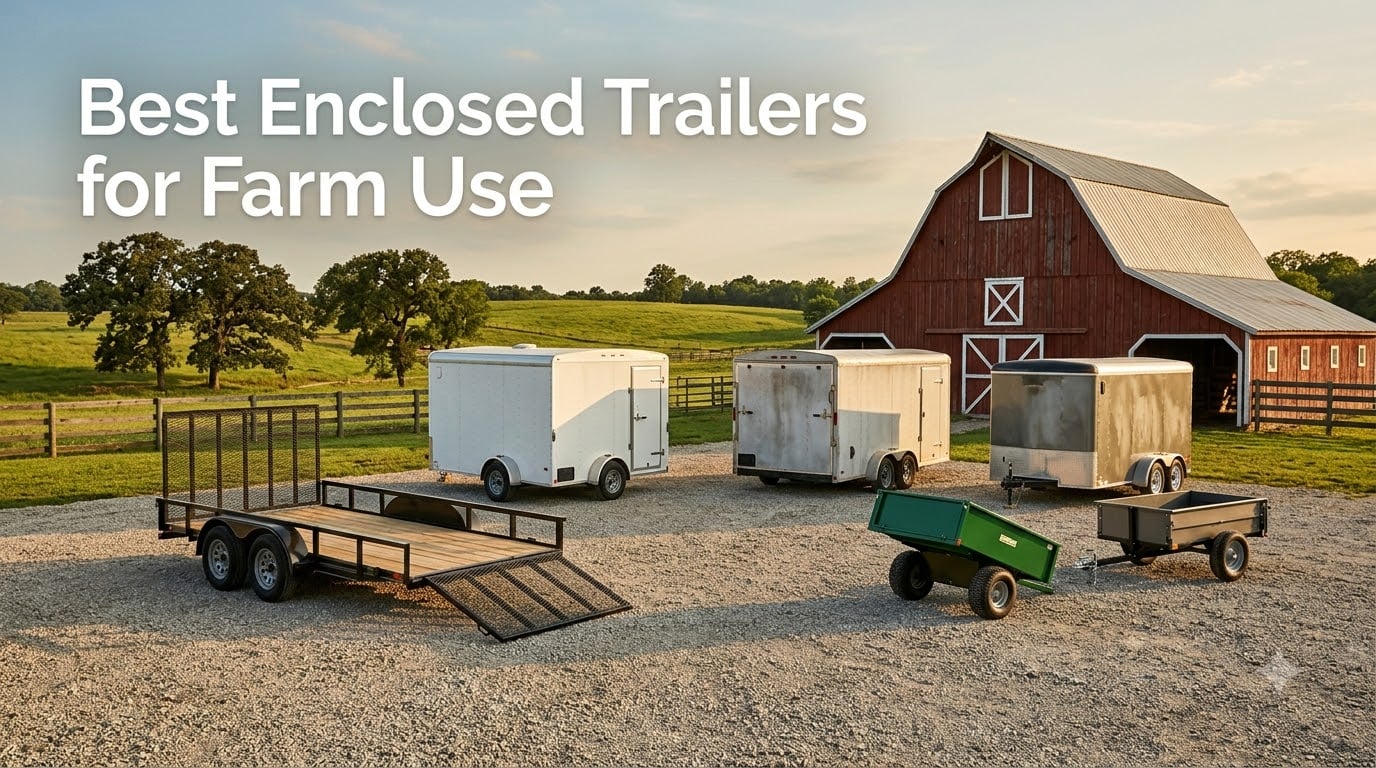 Best Enclosed Trailers for Farm Use