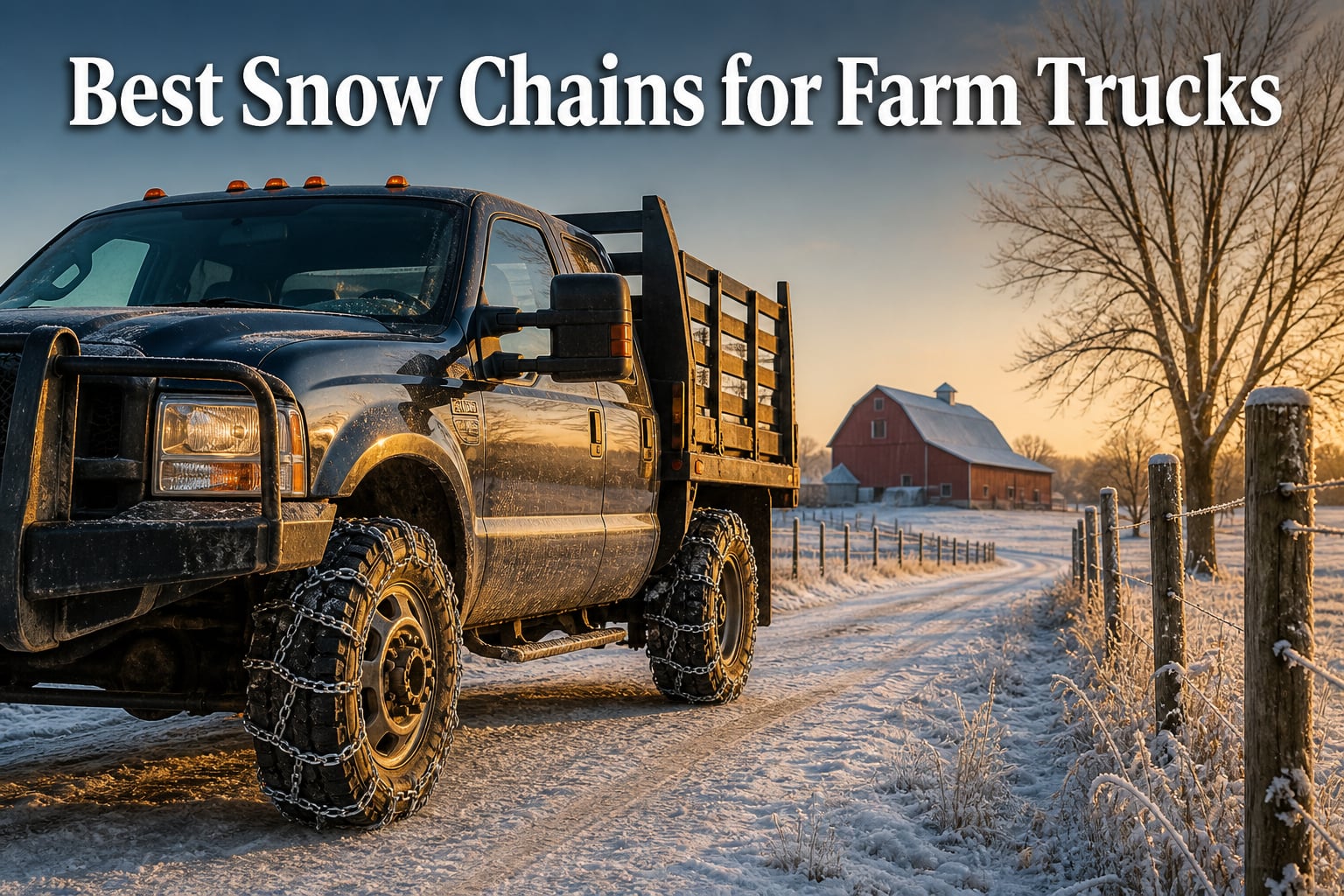 Best Snow Chains for Farm Trucks