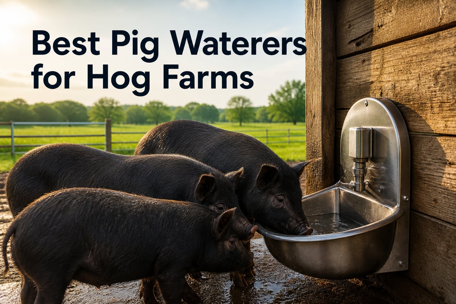 Best Pig Waterers for Hog Farms