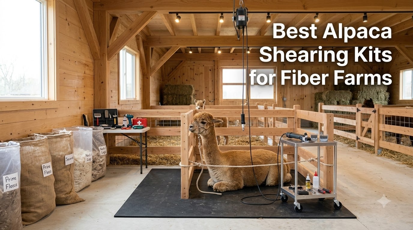 Best Alpaca Shearing Kits for Fiber Farms
