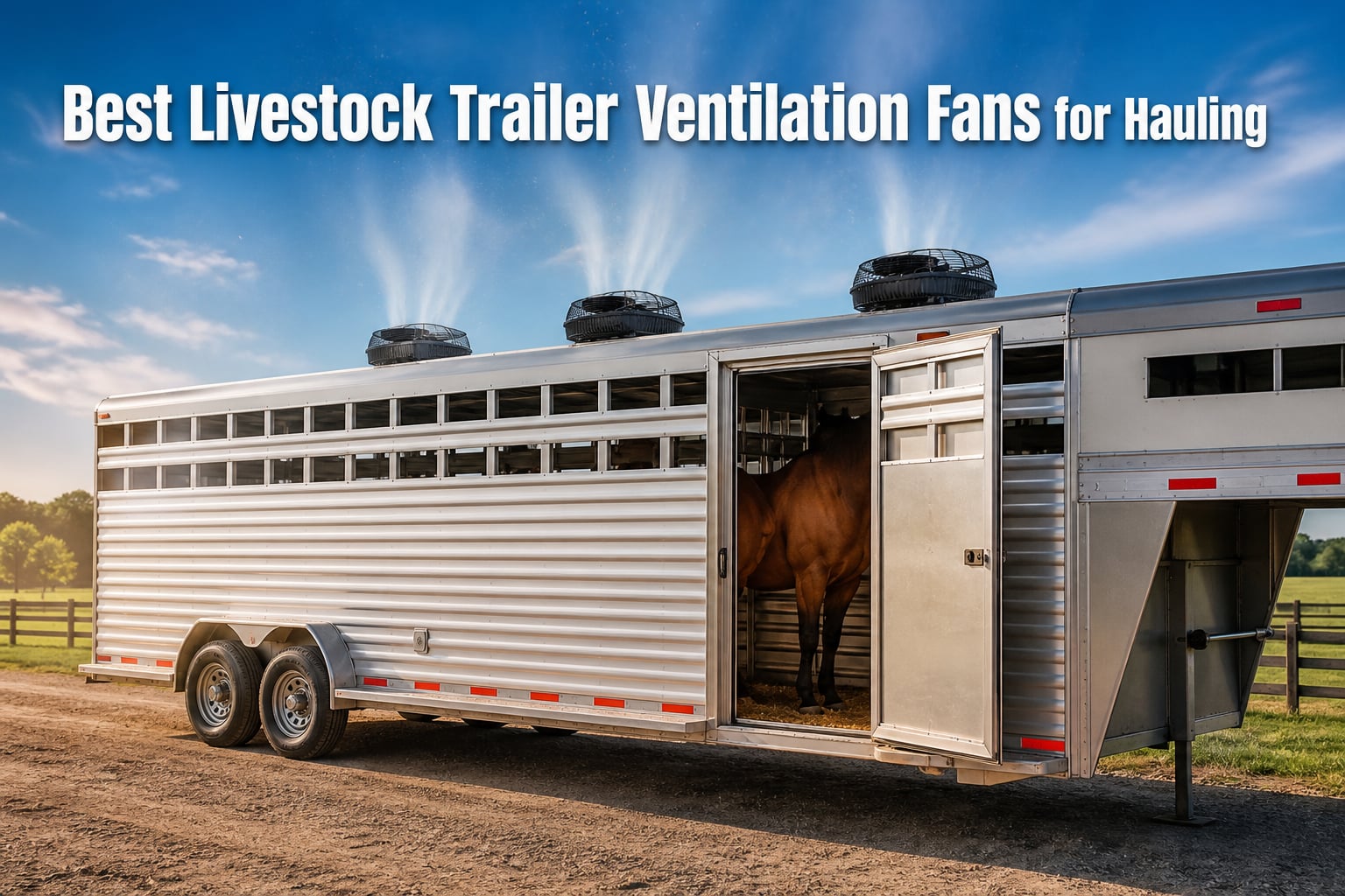 Best Livestock Trailer Ventilation Fans for Hauling